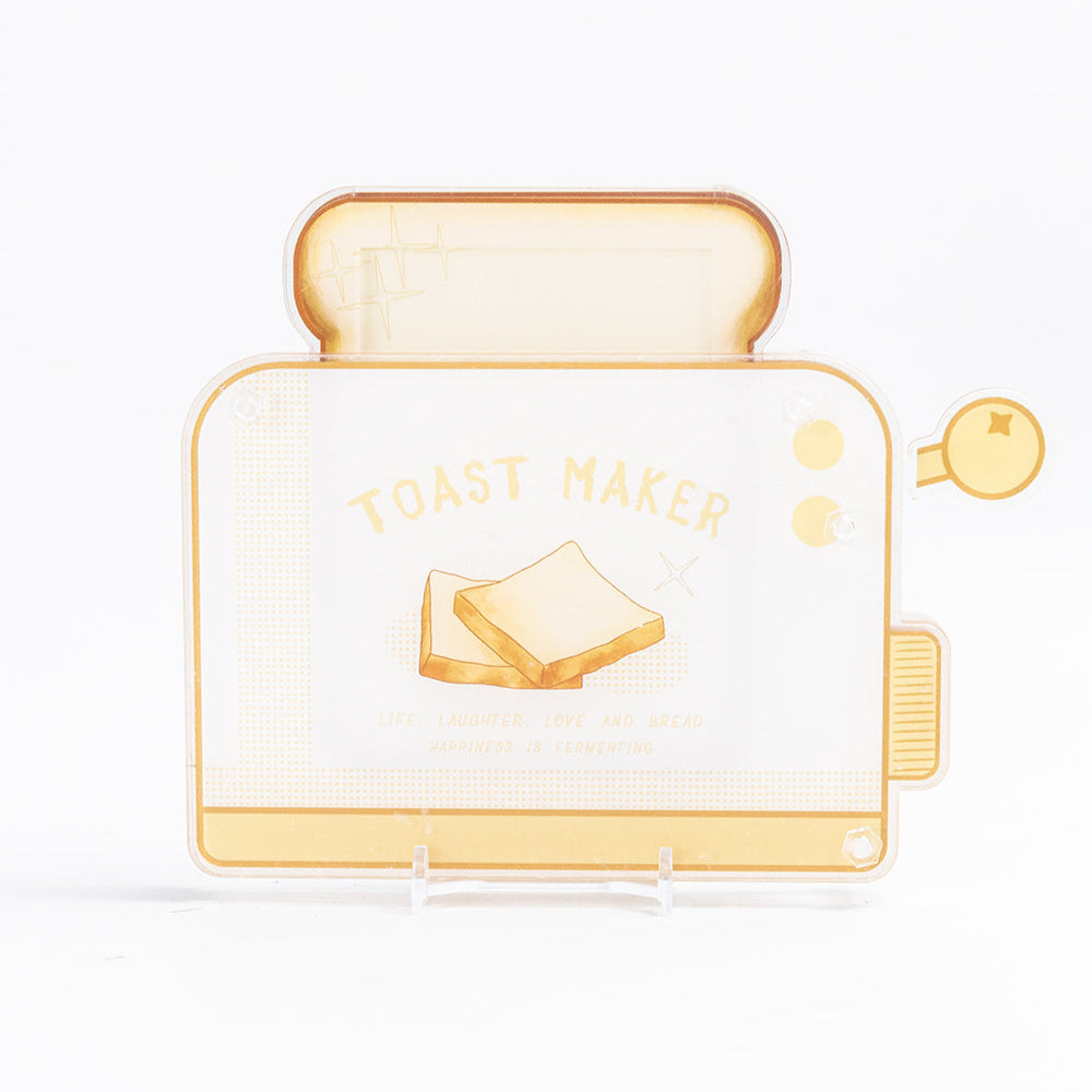 Toast Maker Trading Card Display Stand Set