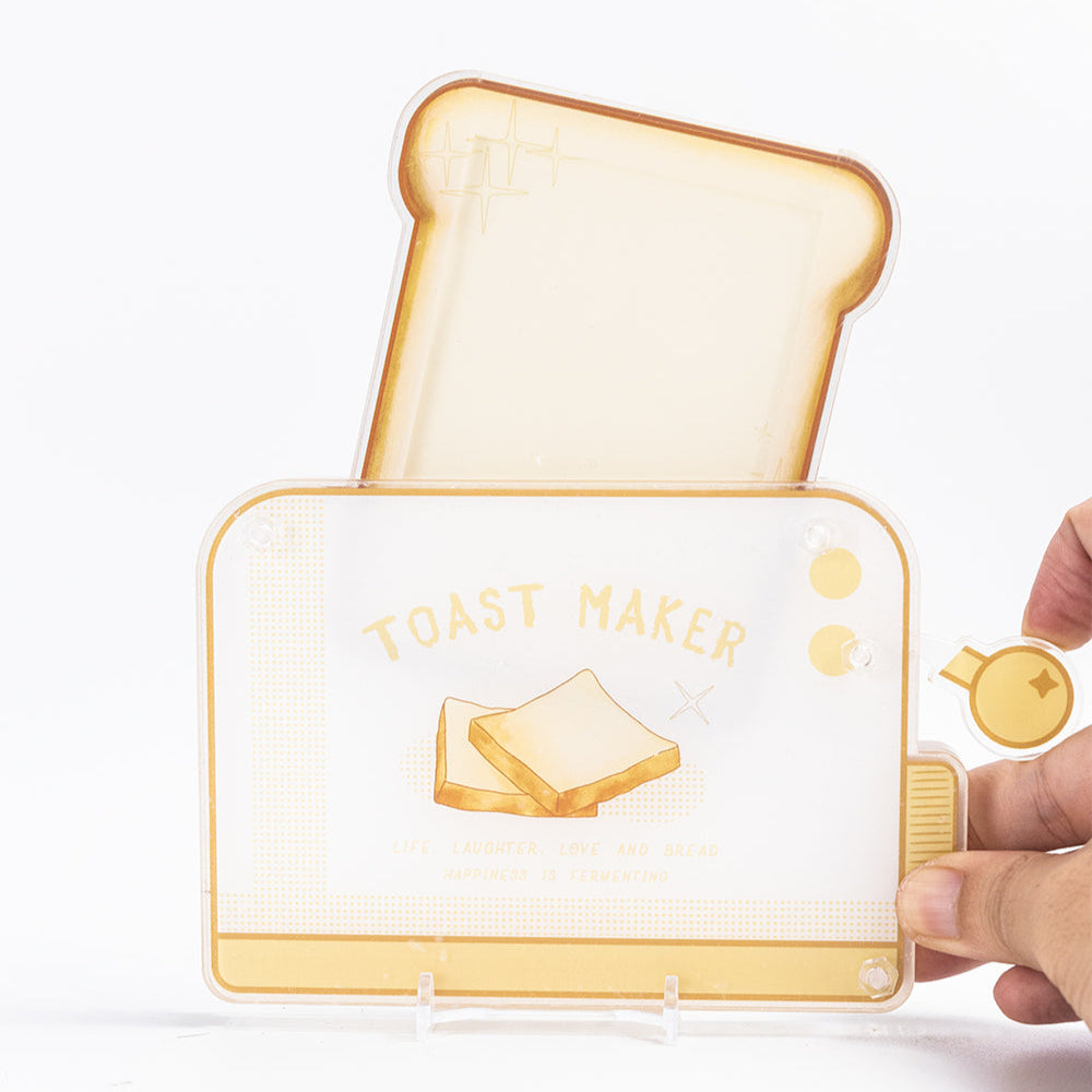 Toast Maker Trading Card Display Stand Set