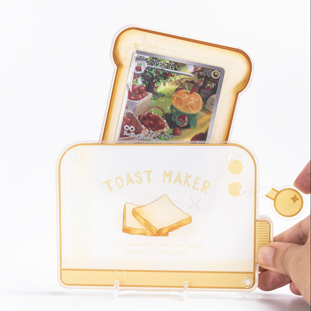 Toast Maker Trading Card Display Stand Set