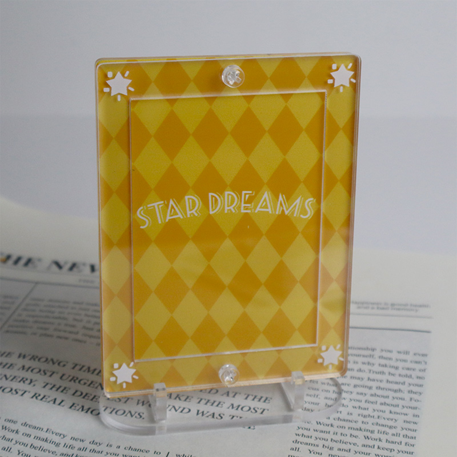 "Star Dreams" Card Display Case + Stand