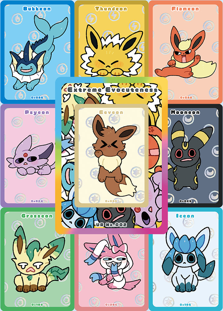 Sets of 10! "Extreme Evocuteness" Bundle!