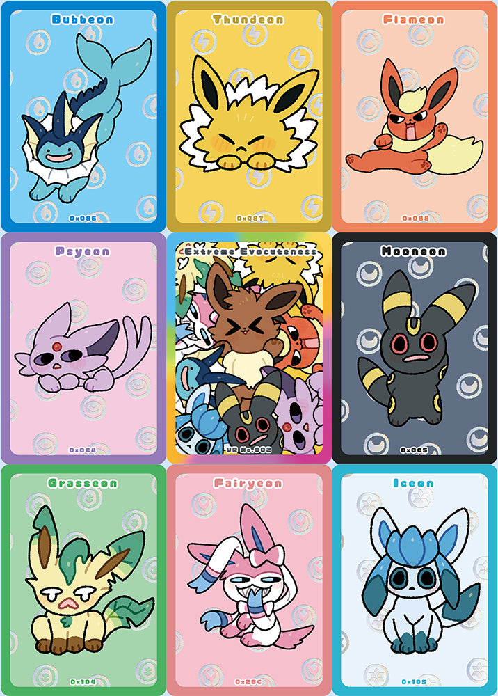 Sets of 10! "Extreme Evocuteness" Bundle!