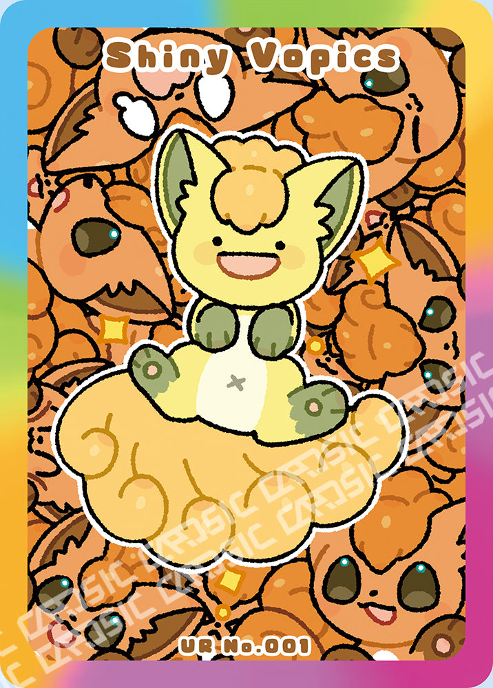 Shiny Vopics Holo Card